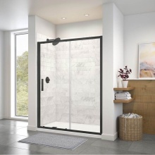 Maax Canada 135243-900-340-000 - Connect 55.5-57 x 72 in. 6mm Sliding Shower Door for Alcove Installation with Clear glass in Matte