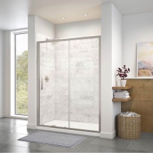 Maax Canada 135244-900-305-000 - Connect 57-58 ½ x 72 in. 6mm Sliding Shower Door for Alcove Installation with Clear Glass in