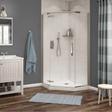 Maax Canada 136321-900-305-000 - Link Neo-angle 40 x 40 x 75 in. 8mm Pivot Shower Door for Corner Installation with Clear glass in