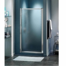 Maax Canada 136615-970-084-000 - Pivolok 21-22.75 x 64.5 in. Pivot Shower Door for Alcove Installation with Raindrop glass in Chrom