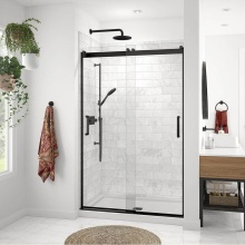 Maax Canada 136693-900-340-000 - Revelation Round 44-47 x 70.5-73 in. 8mm Bypass Shower Door for Alcove Installation with Clear gla