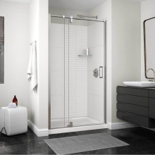 Maax Canada 137833-900-084-000 - ModulR 48 x 78 in. 8 mm Pivot Shower Door for Alcove Installation with Clear glass in Chrome
