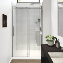Maax Canada 138540-810-084-000 - Halo Pro GS 44.5-47 x 78.75 in. 8mm Sliding Shower Door for Alcove Installation with GlassShield&#