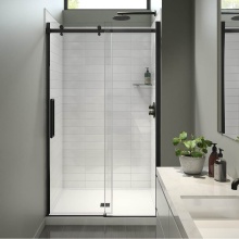 Maax Canada 138950-900-340-000 - Halo Pro 44.5-47 x 78.75 in. 8mm Sliding Shower Door for Alcove Installation with Clear glass in M