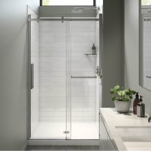 Maax Canada 138954-900-084-000 - Halo Pro 44.5-47 x 78.75 in. 8 mm Sliding Shower Door with Towel Bar for Alcove Installation with