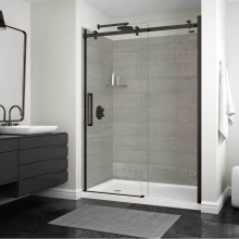 Maax Canada 138997-900-340-000 - Halo 56.5-59 x 78.75 in. 8mm Sliding Shower Door for Alcove Installation with Clear glass in Matte