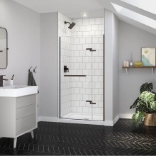 Maax Canada 139576-900-173-000 - Reveal Sleek 71 38-41 x 71 1/2 in. 8 mm Pivot Shower Door for Alcove Installation with Clear glass