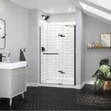 Maax Canada 139578-900-340-000 - Reveal Sleek 71 44-47 x 71 1/2 in. 8mm Pivot Shower Door for Alcove Installation with Clear glass