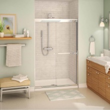 Maax Canada 139674-900-084-000 - Noble SC 43-47 x 71 in. 8mm Bypass Shower Door for Alcove Installation with Clear Glass in Chrome