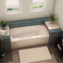 Maax Canada 148008-000-002-285 - Essence TO-6030 AcrylX Alcove Right-Hand Drain Bathtub in White