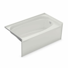 Maax Canada 148014-000-002-285 - Essence TO-6032 AcrylX Alcove Right-Hand Drain Bathtub in White