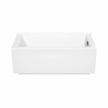 Maax Canada 410010-000-001-100 - ModulR 6032 (Without Armrests) Acrylic Corner Right Left-Hand Drain Bathtub in White