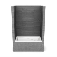 Maax Canada 410021-000-001-148 - ModulR 6032 IF (With Armrests) Acrylic Alcove Left-Hand Drain Bathtub in White