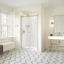 Maax Canada 137421-900-343-000 - Odyssey SC 45-47 ½ x 78in. 8 mm Sliding Shower Door for Alcove Installation with Clear Glass