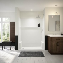 Maax Canada 107662-000-002-501 - Icon SH6030X AFR Acrylx Alcove Left Hand Drain One-Piece Shower in White