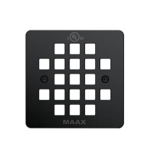 Maax Canada 10038458-340-600 - Square Drain Grid in Matte Black