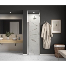 Maax Canada 139262-900-084-100 - Cappadocia 27-29 x 68 in. 6 mm Pivot Shower Door for Alcove Installation with Clear glass & Ro