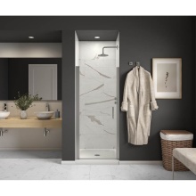 Maax Canada 139264-900-084-100 - Cappadocia 31-33 x 68 in. 6 mm Pivot Shower Door for Alcove Installation with Clear glass & Ro