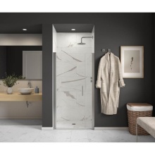 Maax Canada 139266-900-084-100 - Cappadocia 35-37 x 68 in. 6 mm Pivot Shower Door for Alcove Installation with Clear glass & Ro