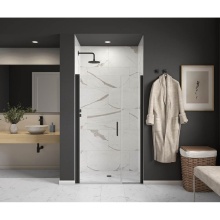Maax Canada 139269-900-340-100 - Cappadocia 41-43 x 68 in. 6 mm Pivot Shower Door for Alcove Installation with Clear glass & Ro