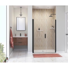 Maax Canada 138272-900-340-101 - Manhattan 47-49 x 68 in. 6 mm Pivot Shower Door for Alcove Installation with Clear glass & Squ