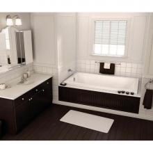 Maax Canada 101456-103-001-100 - Pose 6030 Acrylic Drop-in End Drain Aeroeffect Bathtub in White