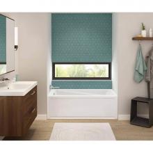 Maax Canada 105512-103-001-101 - Exhibit 6032 IFS AFR Acrylic Alcove Right-Hand Drain Aeroeffect Bathtub in White