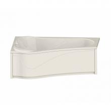 Maax Canada 105728-R-091-007 - Murmur ASY 59.875 in. x 42.875 in. Drop-in Bathtub with 10 microjets System Right Drain in Biscuit