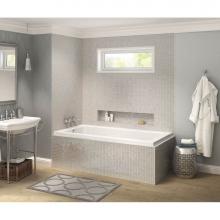 Maax Canada 106199-R-103-001 - Pose Acrylic Corner Left Right-Hand Drain Aeroeffect Bathtub in White