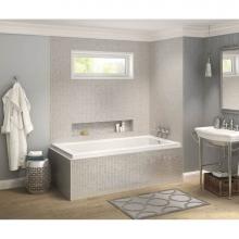 Maax Canada 106200-R-103-001 - Pose 6030 IF Acrylic Corner Right Right-Hand Drain Aeroeffect Bathtub in White
