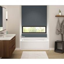 Maax Canada 106237-L-103-001 - Exhibit IFS DTF 65.875 in. x 36 in. Alcove Bathtub with Aeroeffect System Left Drain in White