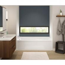 Maax Canada 106246-R-001-001 - Exhibit IFS DTF 71.875 in. x 42 in. Alcove Bathtub with Whirlpool System Right Drain in White