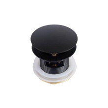 Maax Canada 10037678-340 - Bathtub Pop-Up Metal Drain in Matte Black