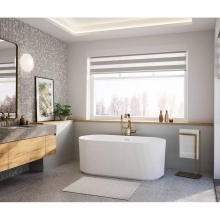Maax Canada 107828-000-001-000 - Tori 5932 Acrylic Freestanding Center Drain Bathtub in White