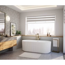 Maax Canada 107830-000-001-000 - Tori 6732 Acrylic Freestanding Center Drain Bathtub in White