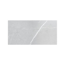 Maax Canada 107554-118-297-000 - Manhattan Glue-up Wall Tiles 15.75 x 31.5 in. In Smooth Marble Light Grey