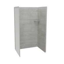 Maax Canada 107459-304-516-000 - Utile 4832 Composite Direct-to-Stud Three-Piece Alcove Shower Wall Kit in Factory Rough Vapor