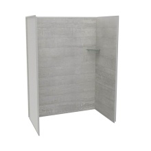 Maax Canada 107463-304-516-000 - Utile 6032 Composite Direct-to-Stud Three-Piece Alcove Shower Wall Kit in Factory Rough Vapor