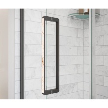 Maax Canada 10068840-283-600 - Specialty Handle for Uptown Pivot and Slider in Dark Bronze and Beige Marble