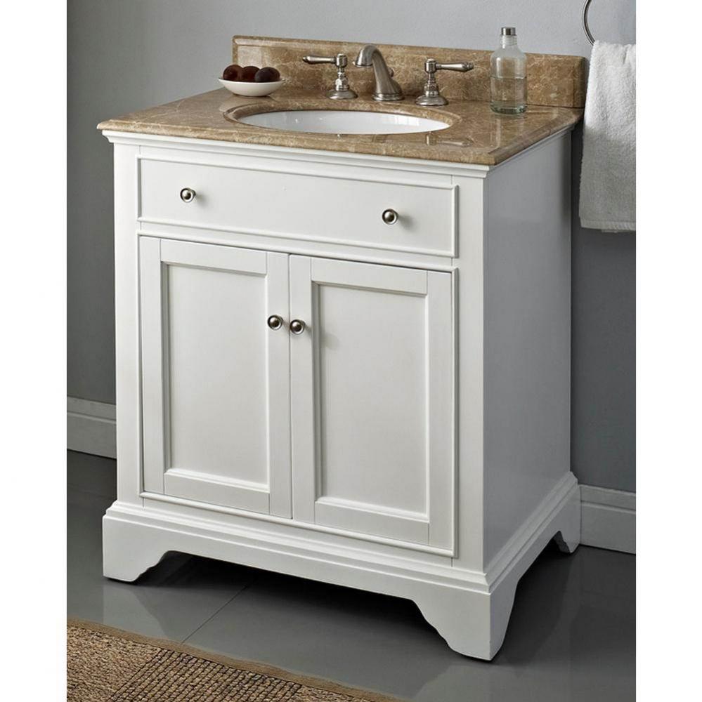 Framingham 30'' Vanity - Polar White