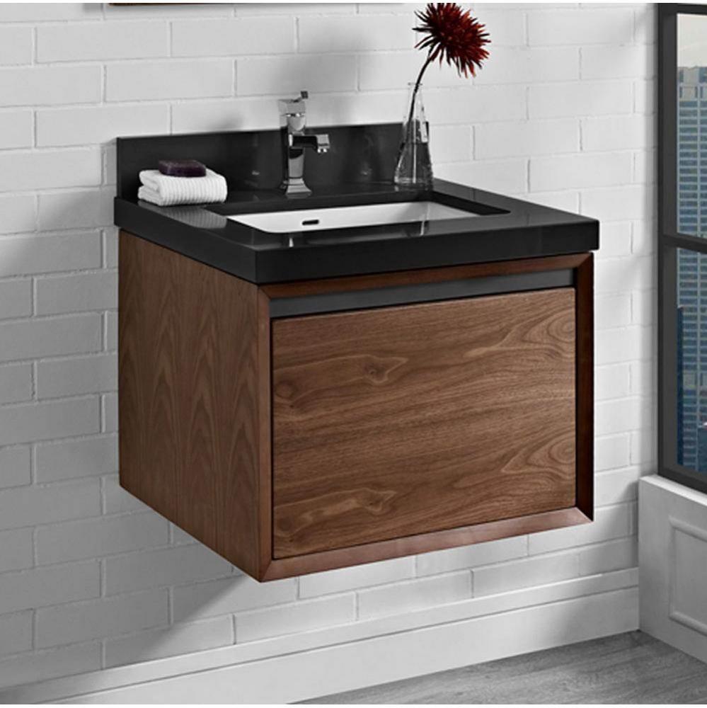 M4 24'' Wall Mount Vanity - Natural Walnut