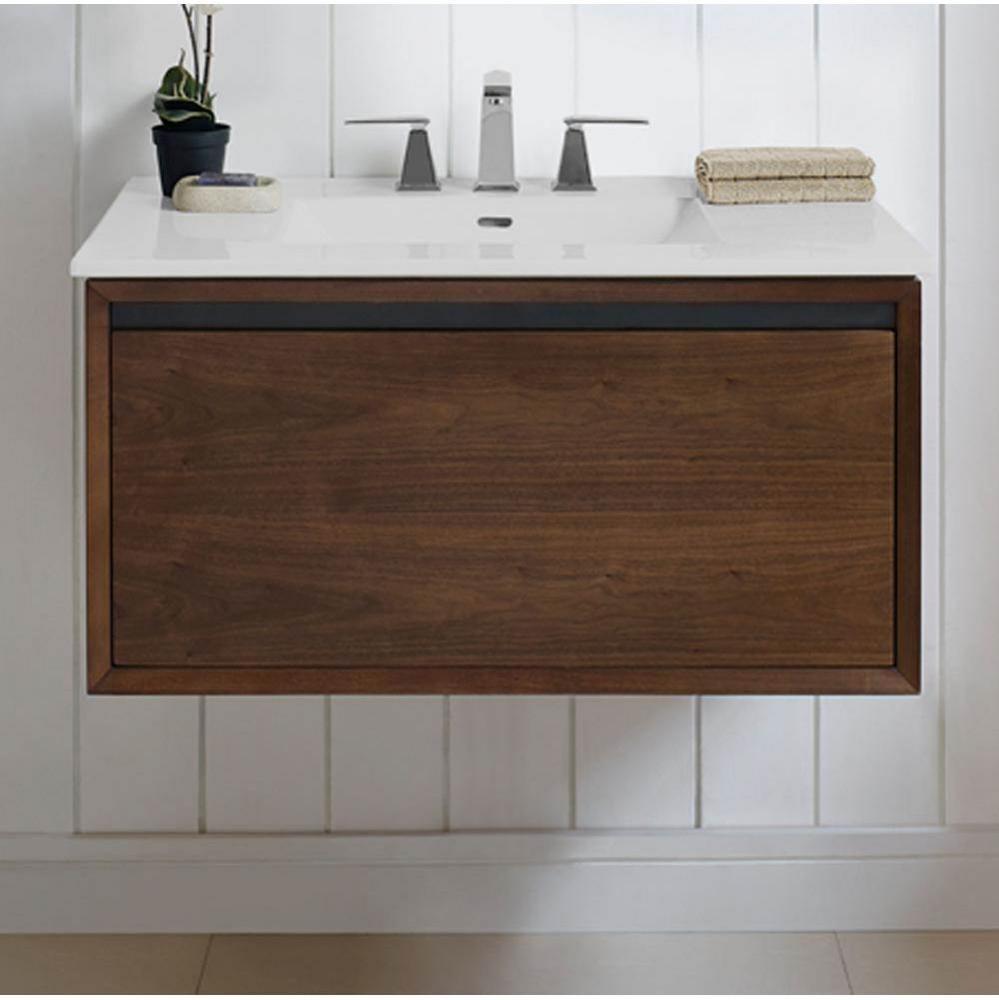 M4 36'' Wall Mount Vanity - Natural Walnut