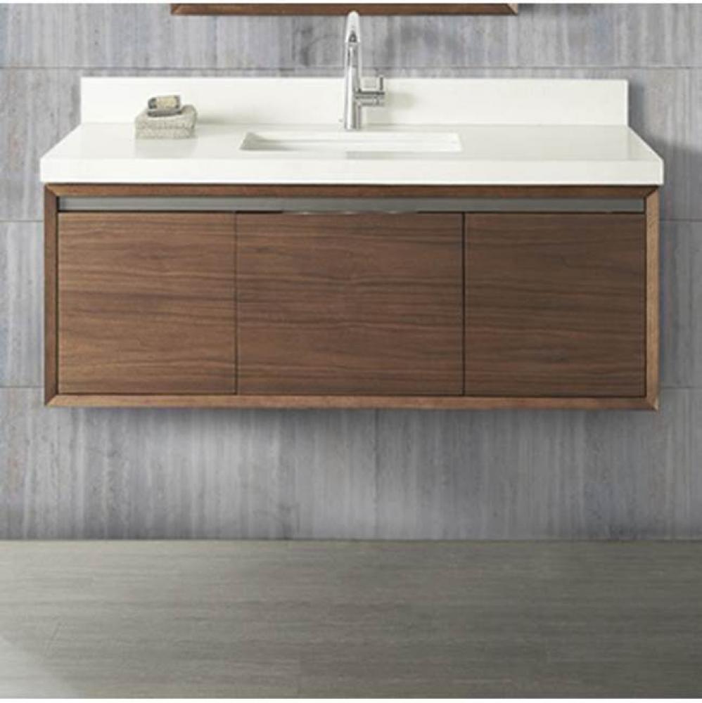 M4 48'' Wall Mount Vanity - Natural Walnut