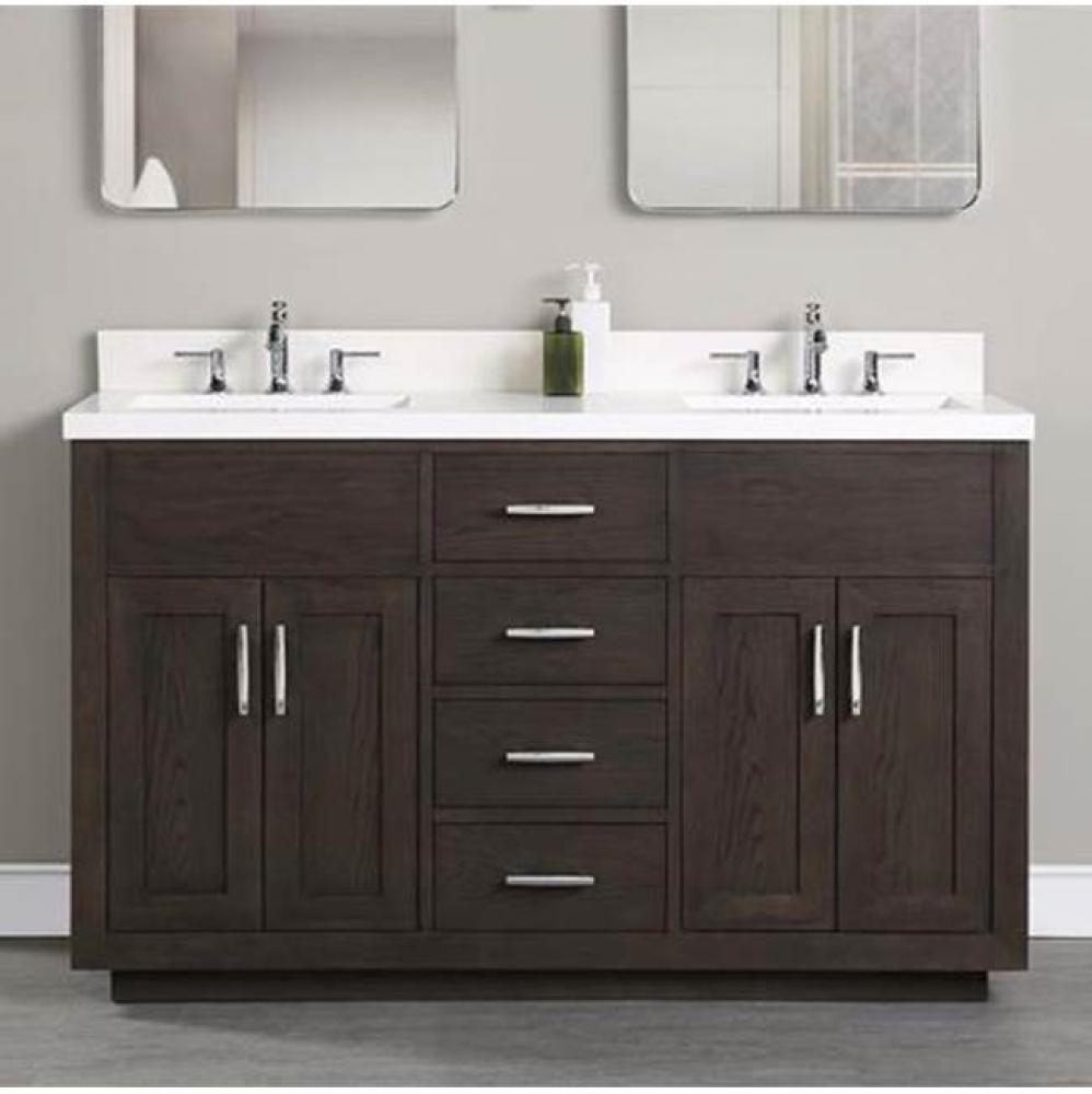 60'' Double Bowl Vanity