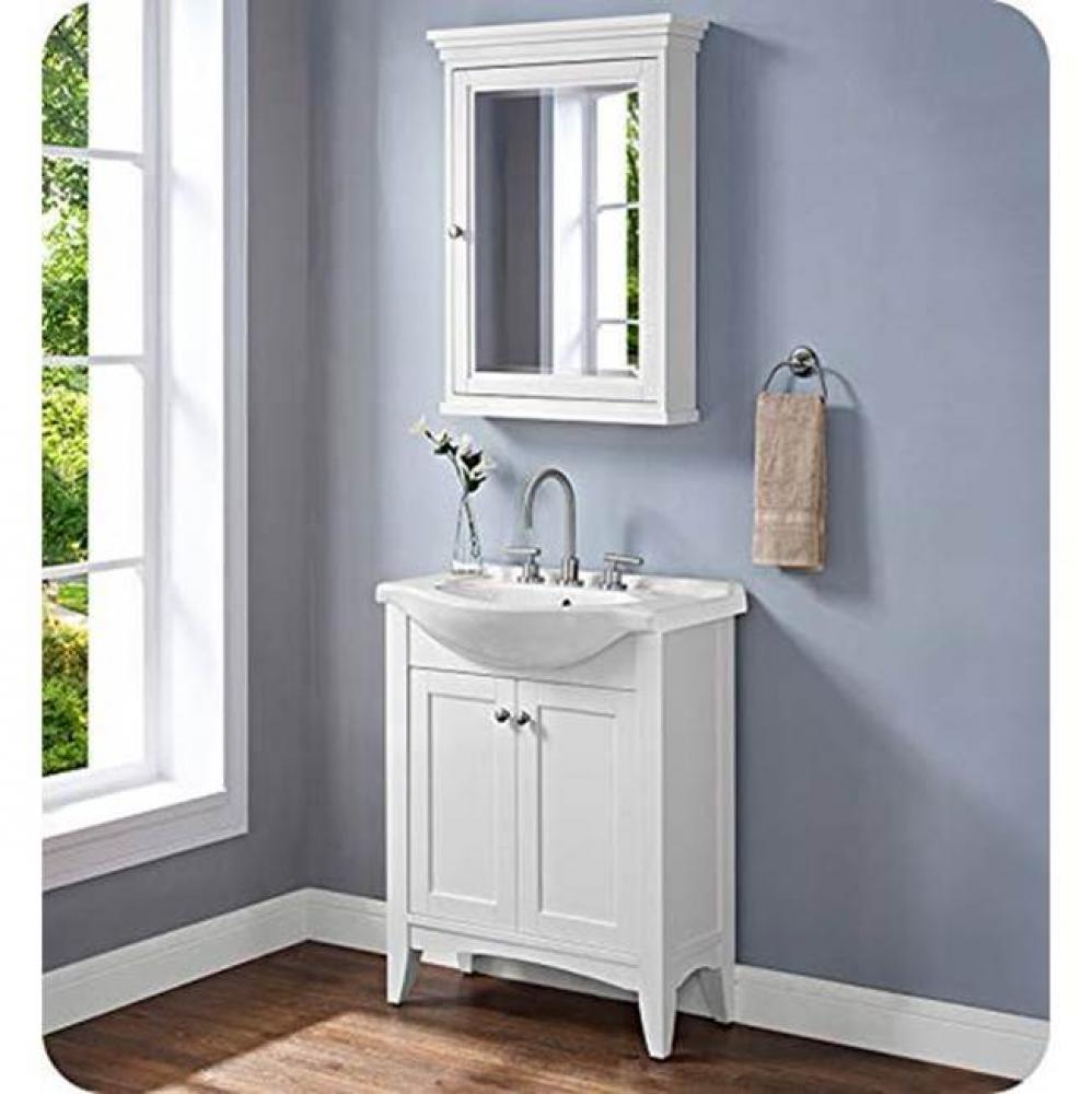 Shaker Americana 30x19'' Euro Vanity - Polar