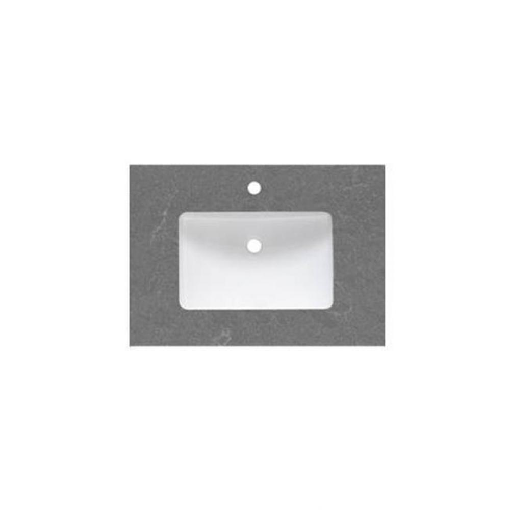 2inch - 30'' Spectre Grey (SG) Quartz Top - single hole