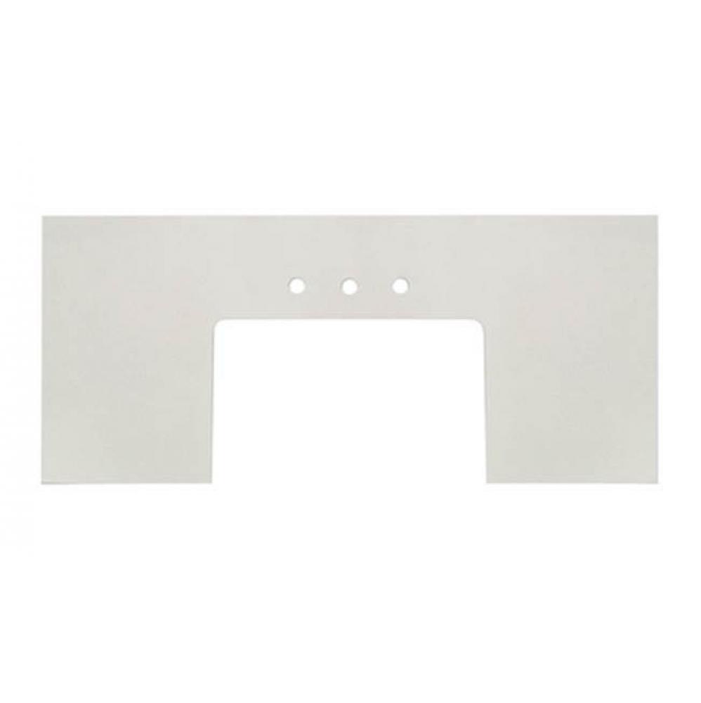 3cm (1-1/4'') 49.5x23'' Eggshell (EG) Quartz Farmhouse Top - 8''