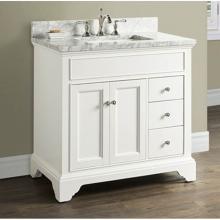 Fairmont Designs Canada 1502-V36R - Framingham 36'' Vanity Drawer-right - Polar White