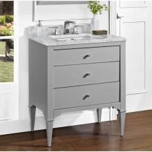 Fairmont Designs Canada 1510-V30 - Charlottesville w/Nickel 30'' Vanity - Light Gray