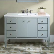 Fairmont Designs Canada 1510-V48A - Charlottesville w/Nickel 48'' Vanity - Door - Light Gray